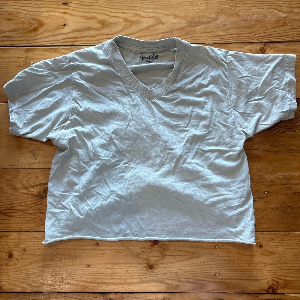 Brandy Melville Soft Mint V-Neck Tee